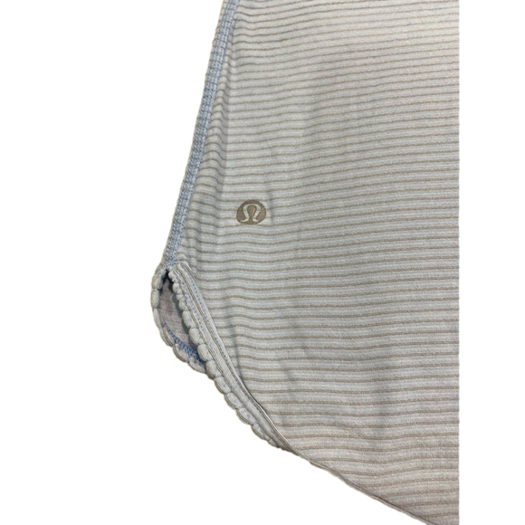Lululemon what the sport periwinkle stripe singlet size 8 - Picture 2 of 4